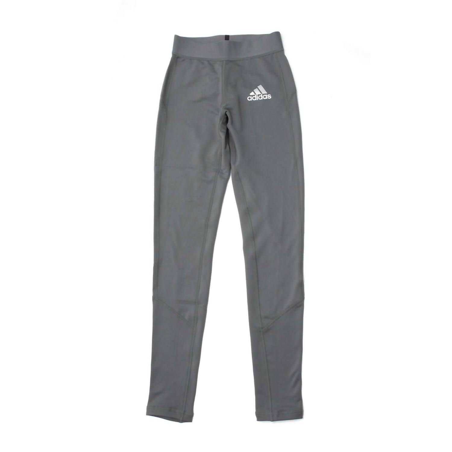 adidas Men's Techfit Warm Long Tight in team grey four - men's pants - detail view
