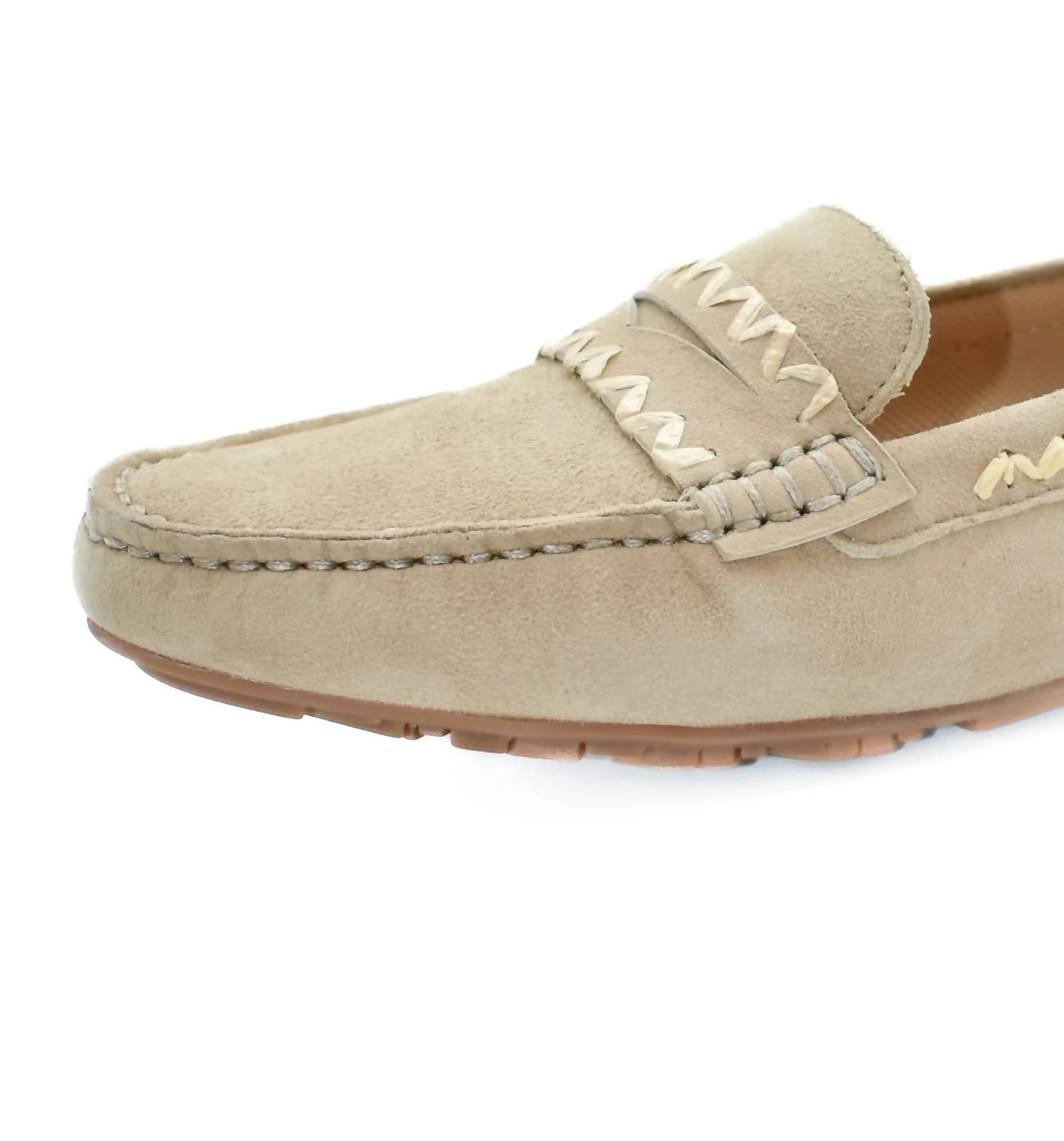 The FLEXX Women's Ralf Loafer in tortora - women's flats - detail view