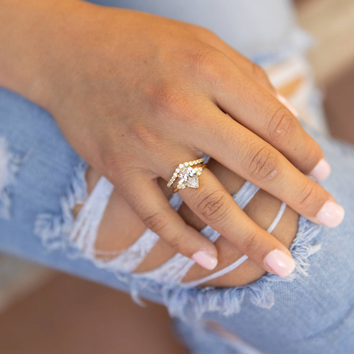 Starlette Women's Be The Belle Ring in gold - women's jewelry - view 4
