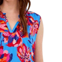 Tribal - FRILL SLEEVELESS TOP