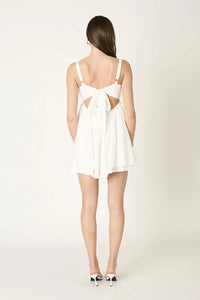 Cotton Candy La - The Sofia Tie Back Mini Dress