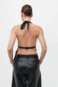 St. Agni - Leather Tie Top