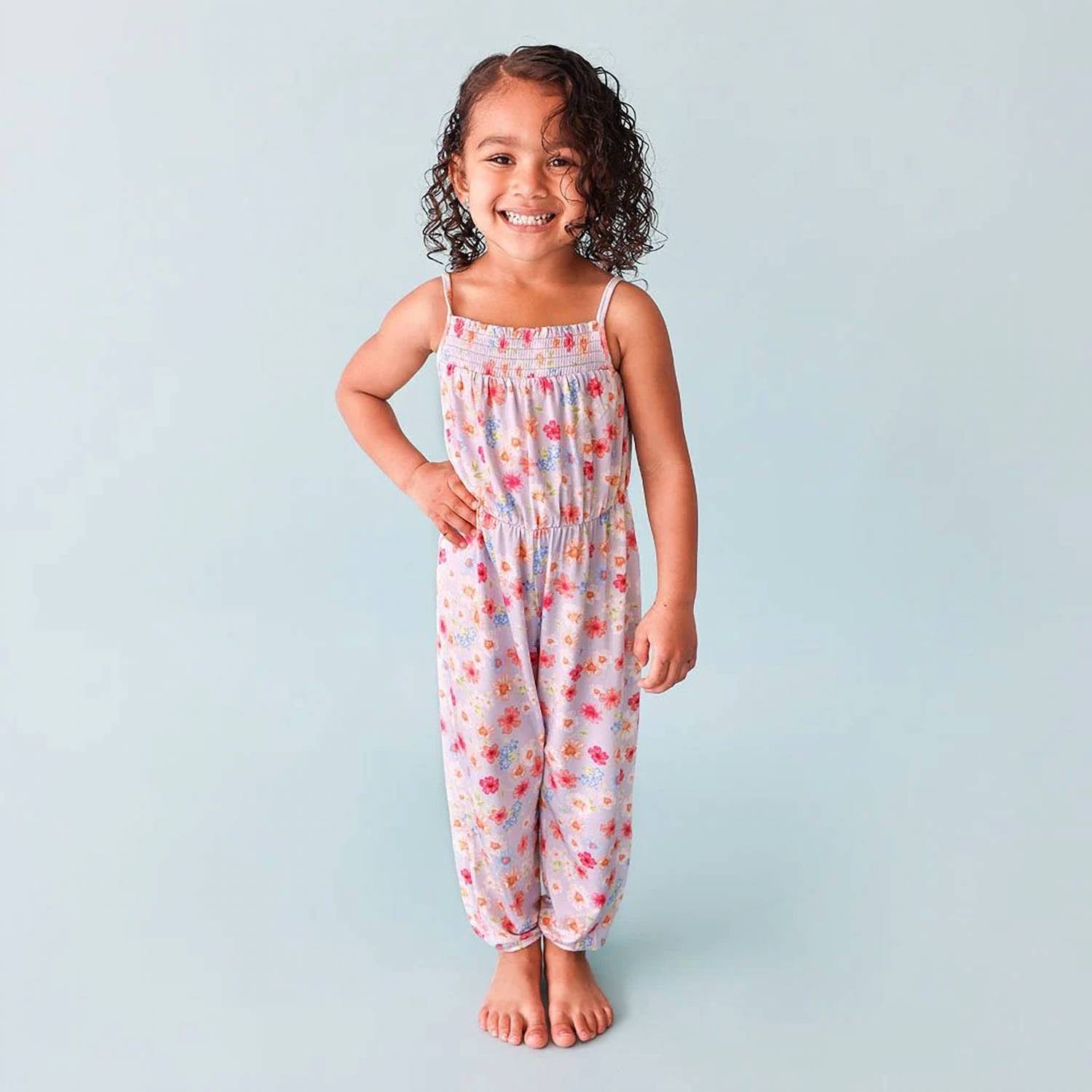 Posh Peanut - Smocked Spaghetti Jumpsuit