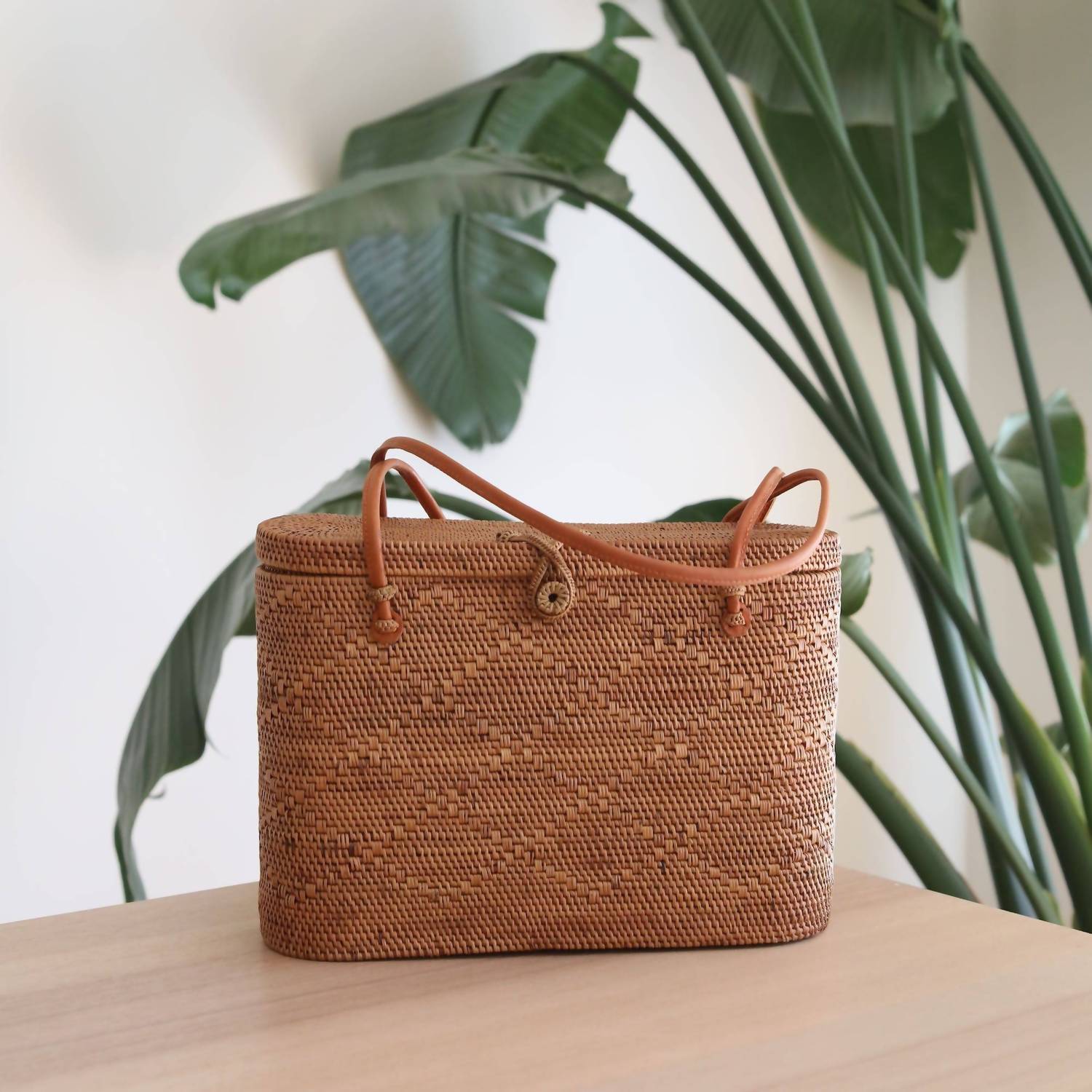 Ganapati Crafts - Women's Bali Rattan Handbag