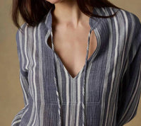 Faherty - Dune Cotton Gauze Harbor Top