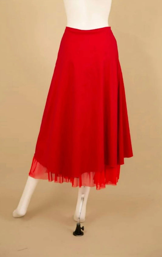 Samuel Dong - Women's Tulle Hem Skirt