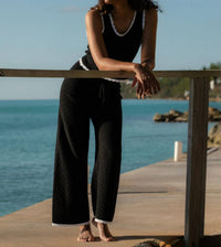French Connection - Teddy Diamond Knit Pants