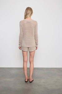 Enza Costa - LINEN OPEN KNIT SHORT