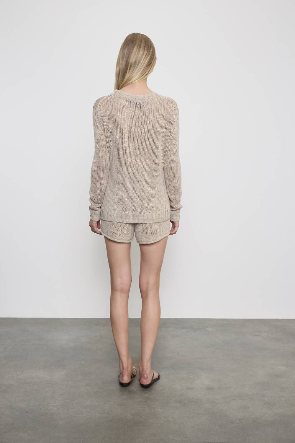 Enza Costa - LINEN OPEN KNIT SHORT