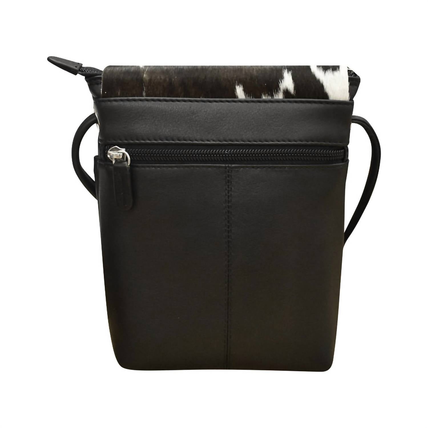 Ili New York - Women's Small Calf Hair Vertical Crossbody Bag
