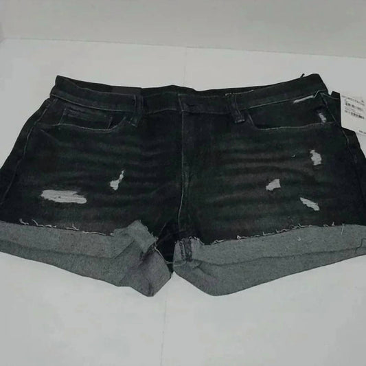 Blanknyc - Women's Distressed Roll Up Fulton Jean Shorts