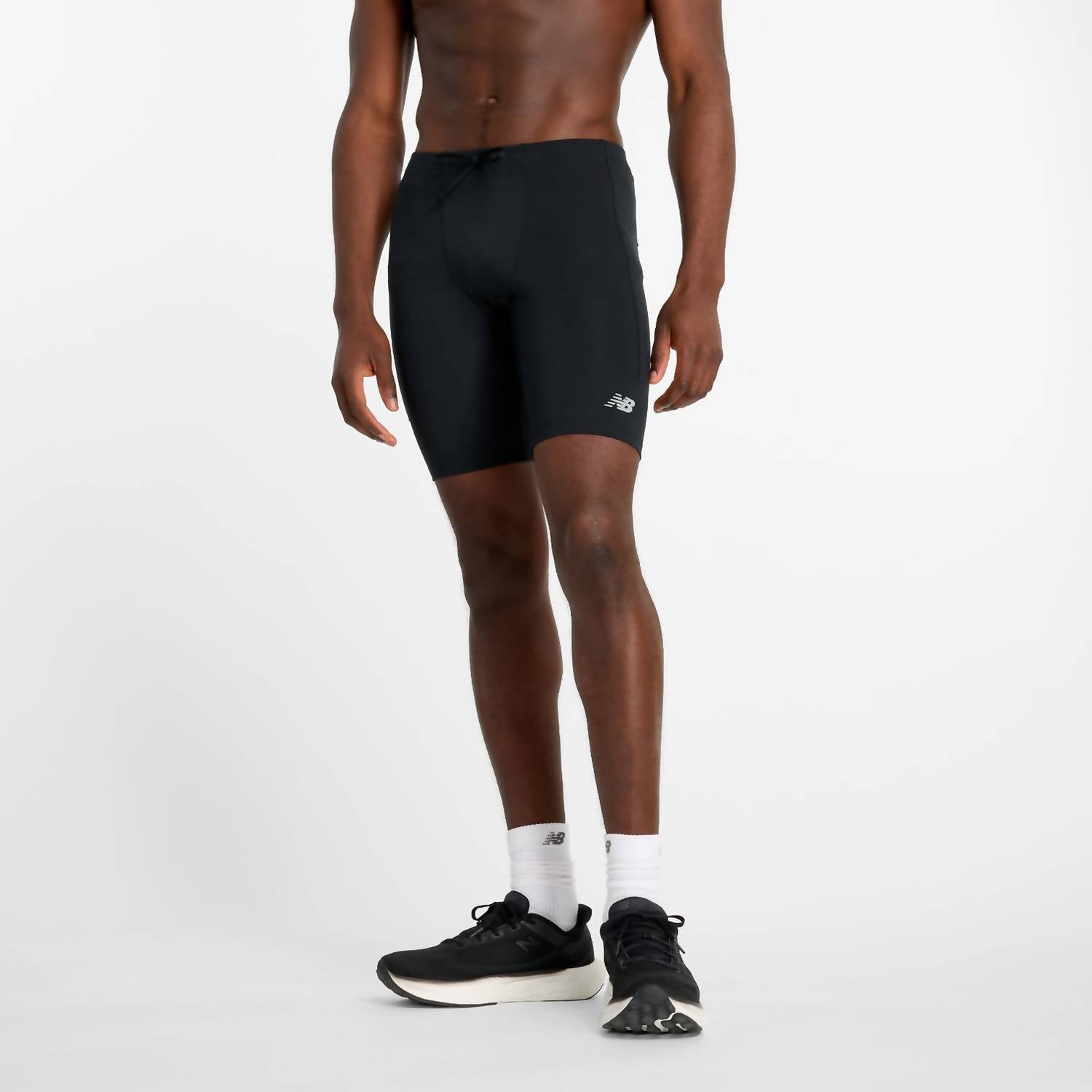 New Balance Sleek Pocket Half Tight 9 in black - men's shorts