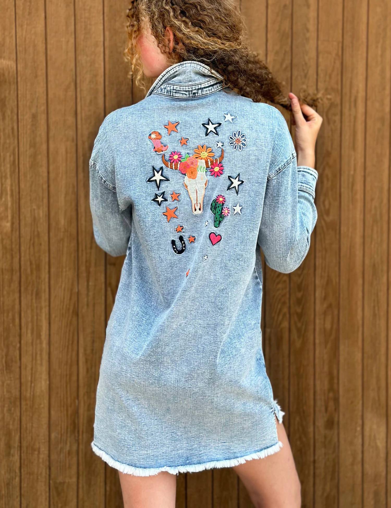 Billy T - Gittyup Embroidered Dress