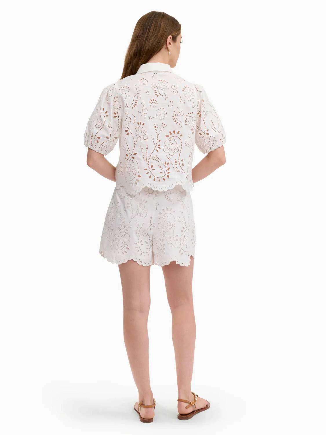 Rebecca Taylor - Brielle Poplin Eyelet Shirt