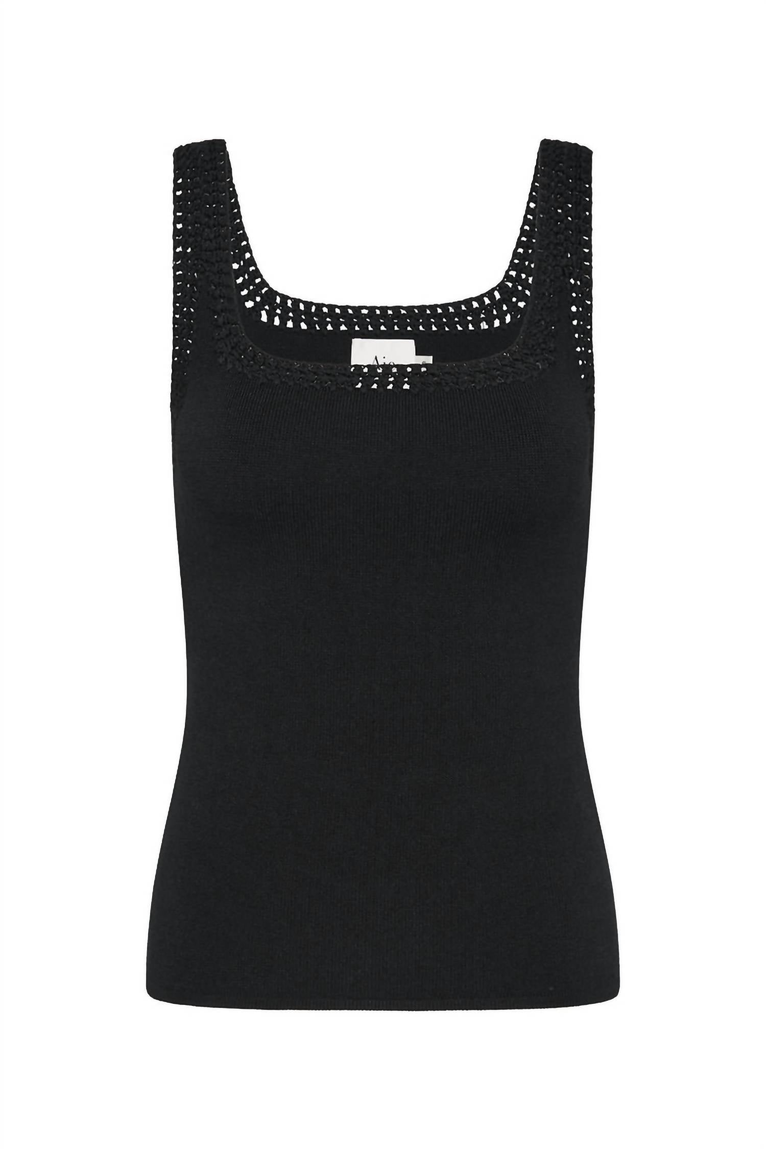 Aje. - Tazia Crocheted Tank