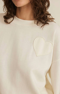 Z Supply - Heart It Fleece Sweatshirt