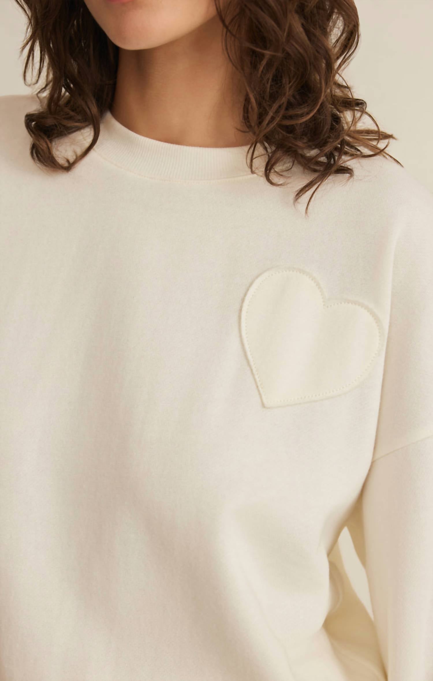 Z Supply - Heart It Fleece Sweatshirt