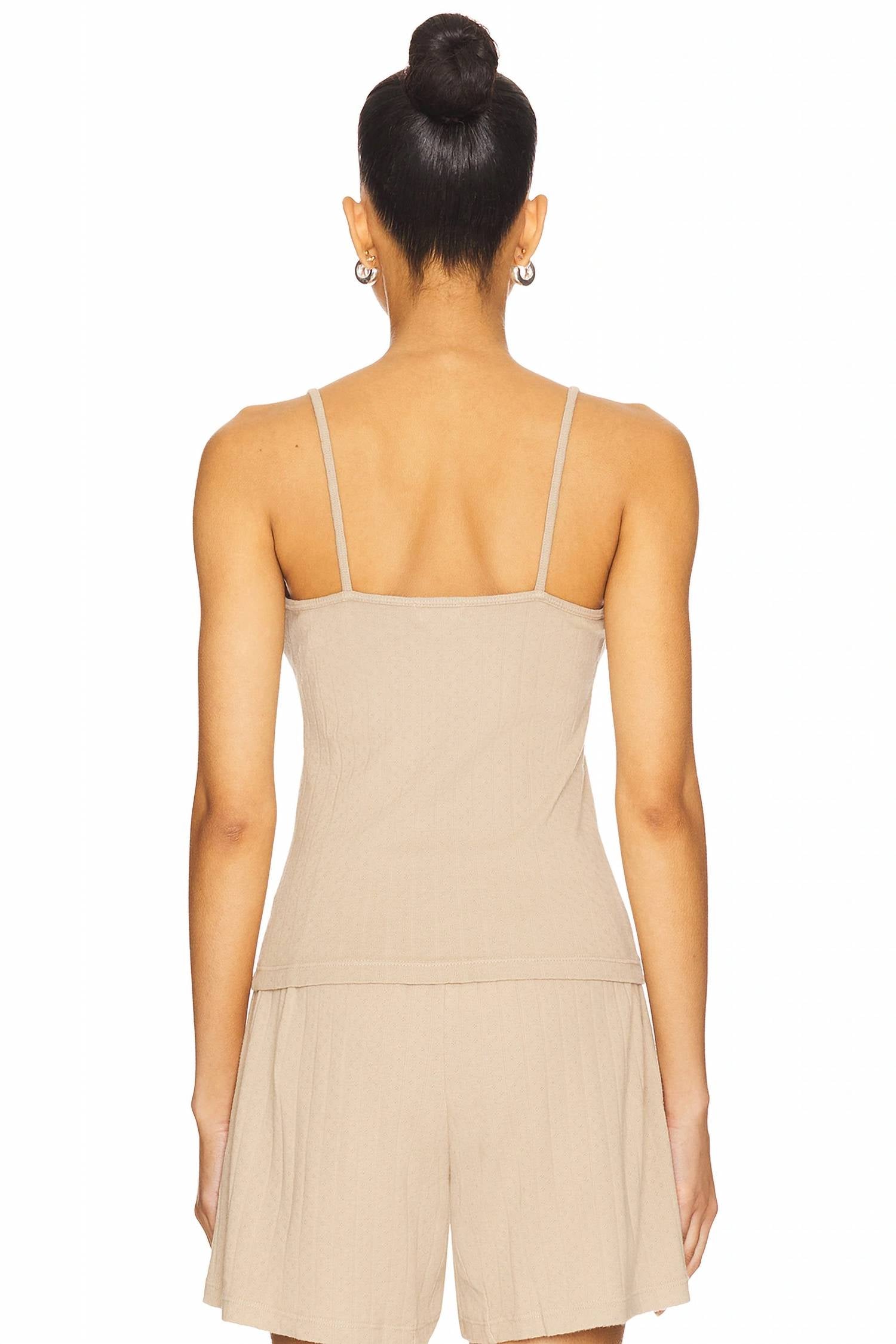 Donni. - Pointelle Cami Tank