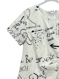 Oz - Women's Embelished Italian Short Sleeve Tee