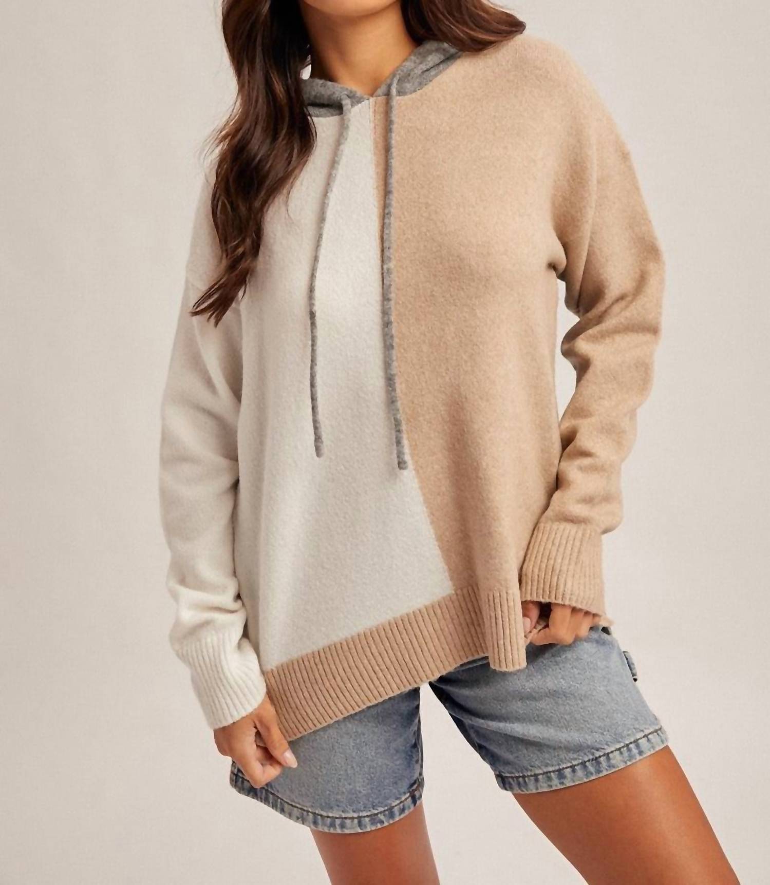 Hem & Thread - In Line Sweater Hoodie