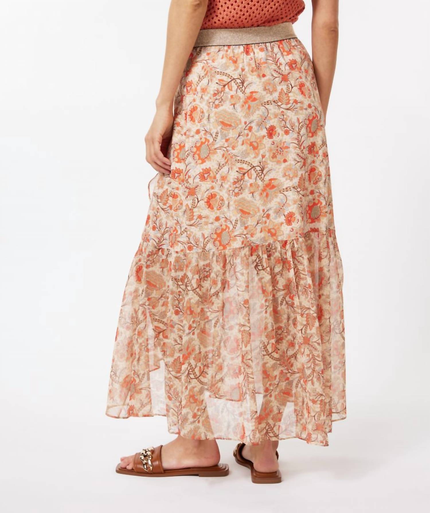 Esqualo - Taylin Touch Of Sun Midi Skirt