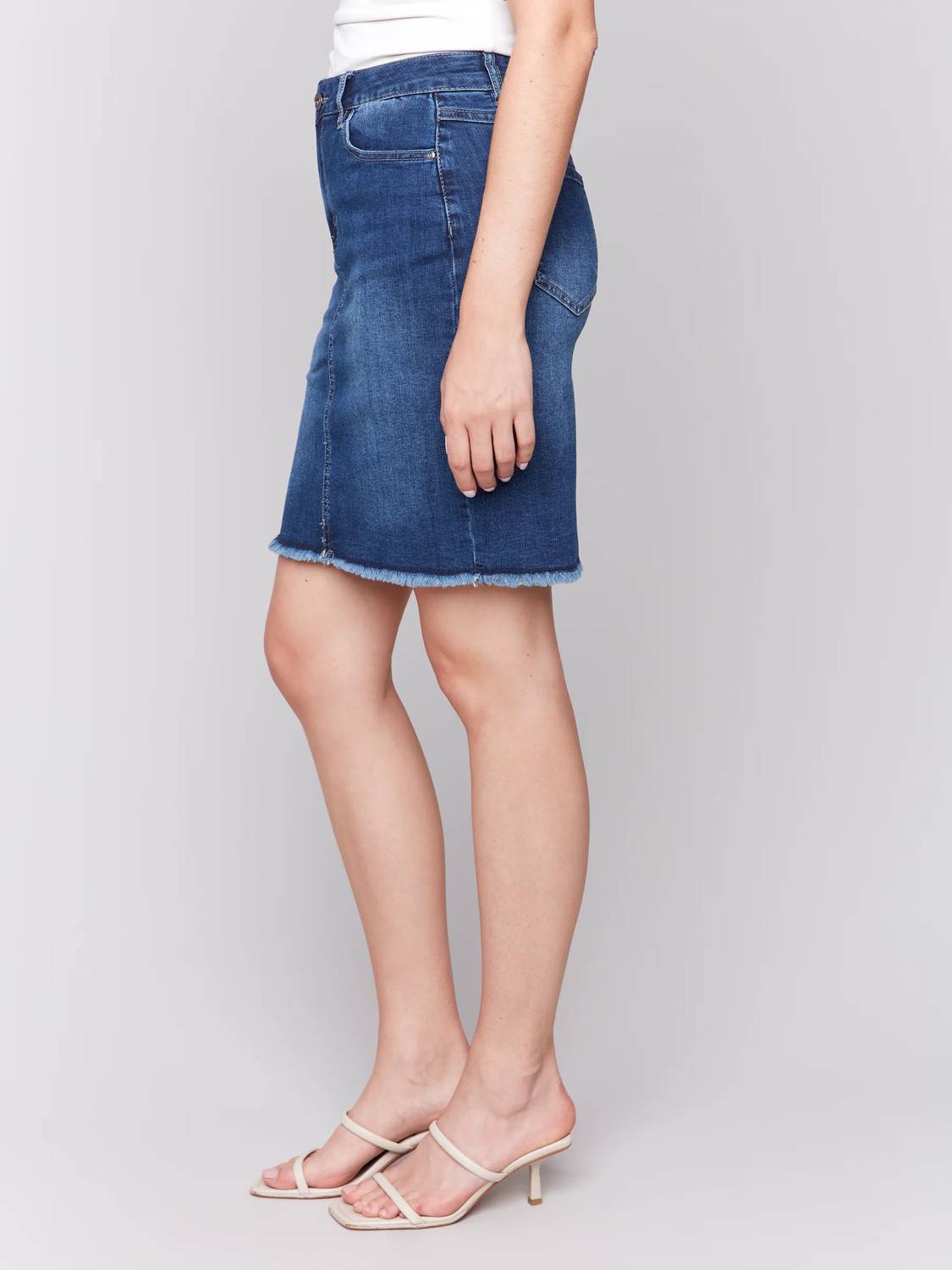 Charlie B - Basic Denim Skort