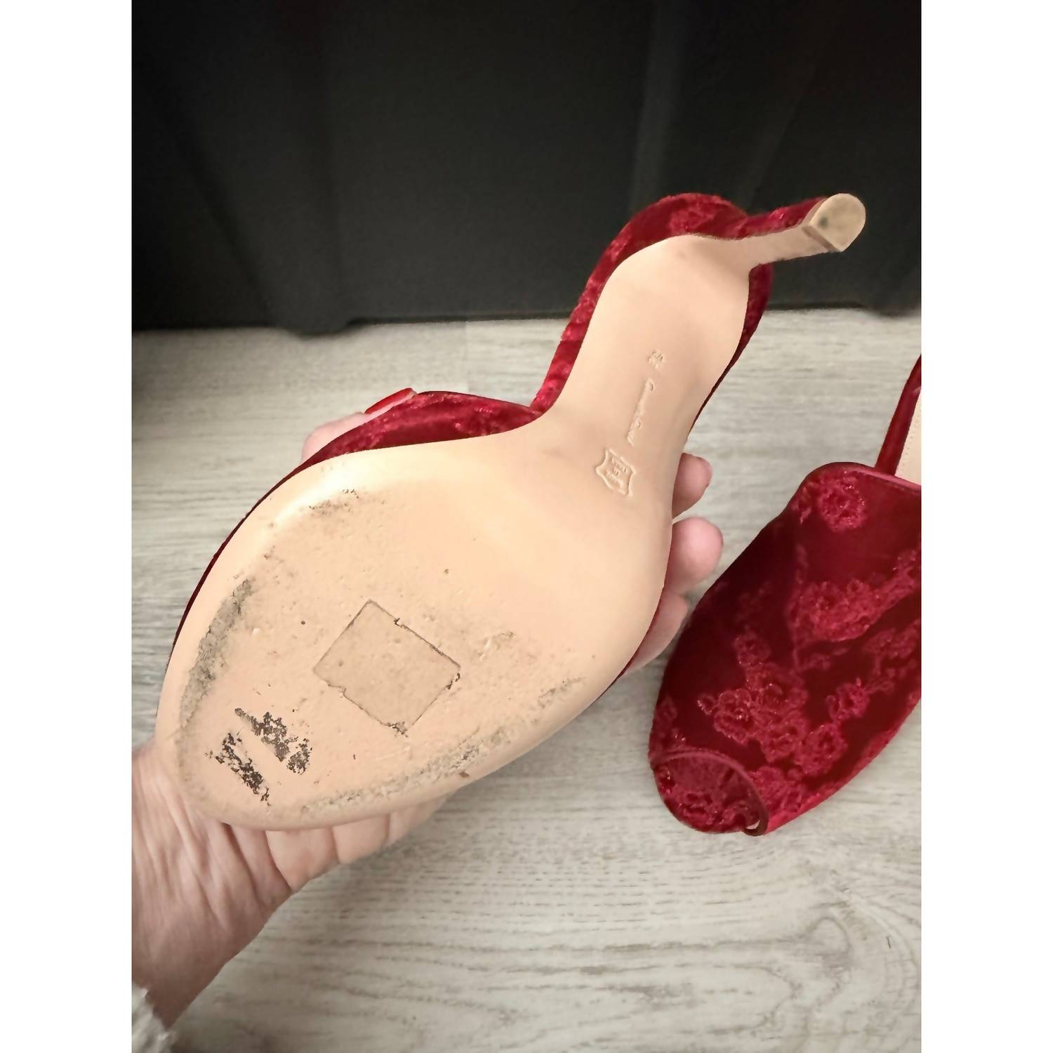 Gianvito Rossi - Women's Shanghai Embroidered Velvet Mules