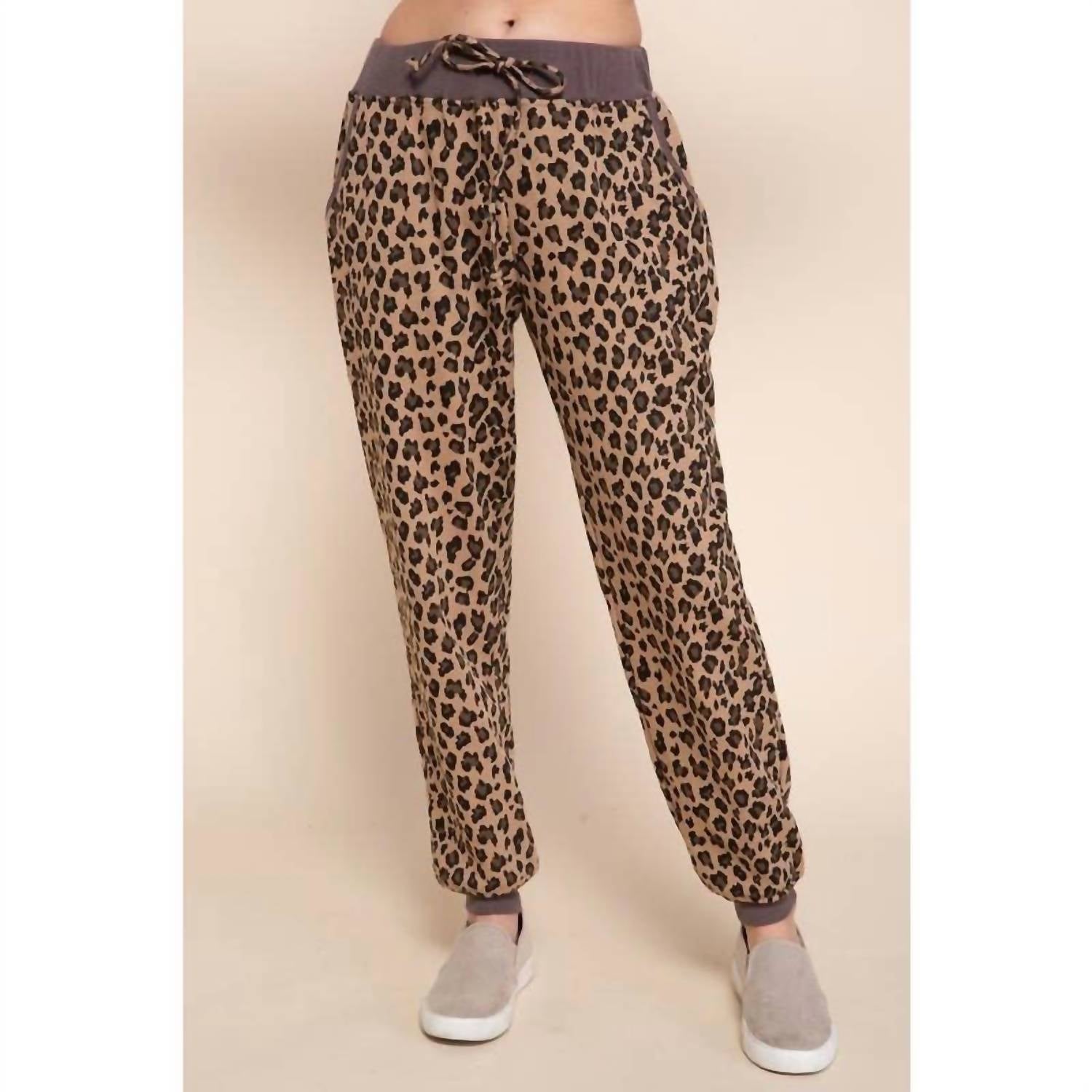 Mittoshop - Leopard Jogger Pants