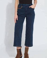 Lysse - Women's Landon Embroidered Wide Leg Denim