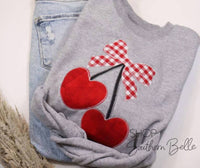 Southern Belle - Valentine Heart Cherries Sweatshirt