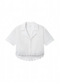 A.L.C. - Gabrielle Ebroidered Cotton Shirt