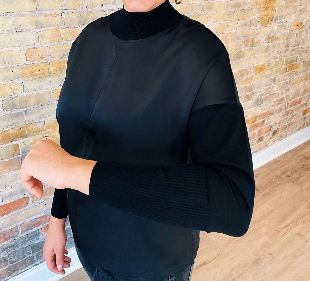 Charlie B - Ellie Satin Knit Top Ii
