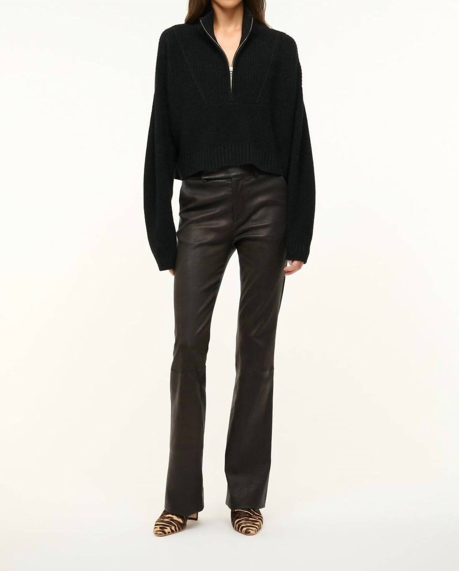 Staud - Cropped Hampton Sweater