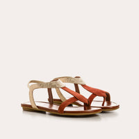 Reqins - Women's Bernie Velvet Leather Sandals