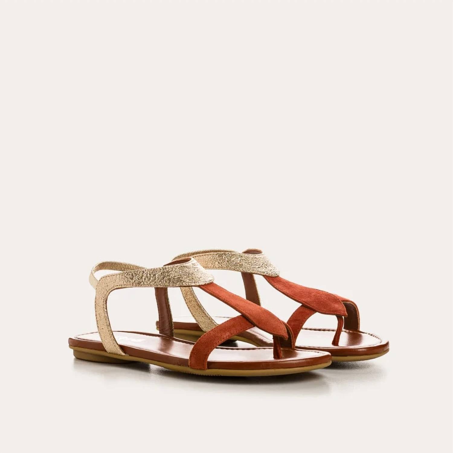 Reqins - Women's Bernie Velvet Leather Sandals