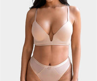 Pour Moi - Definitions U Wire Plunge Low Back Push-up Bra