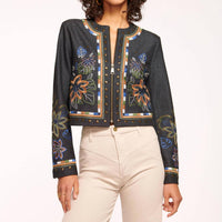 Ramy Brook - Mav Embroidered Denim Jacket
