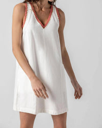 Lilla P - Crochet Trim V-neck Dress