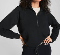 Spanx - Air Essentials Half Zip Top