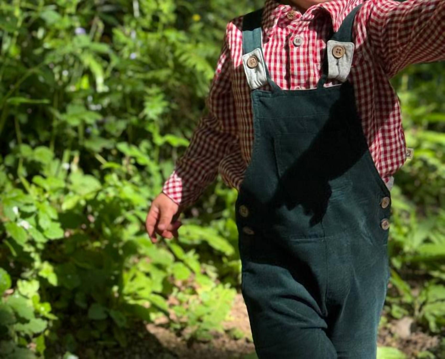 Me & Henry - Boy's Jasper Woven Onesie