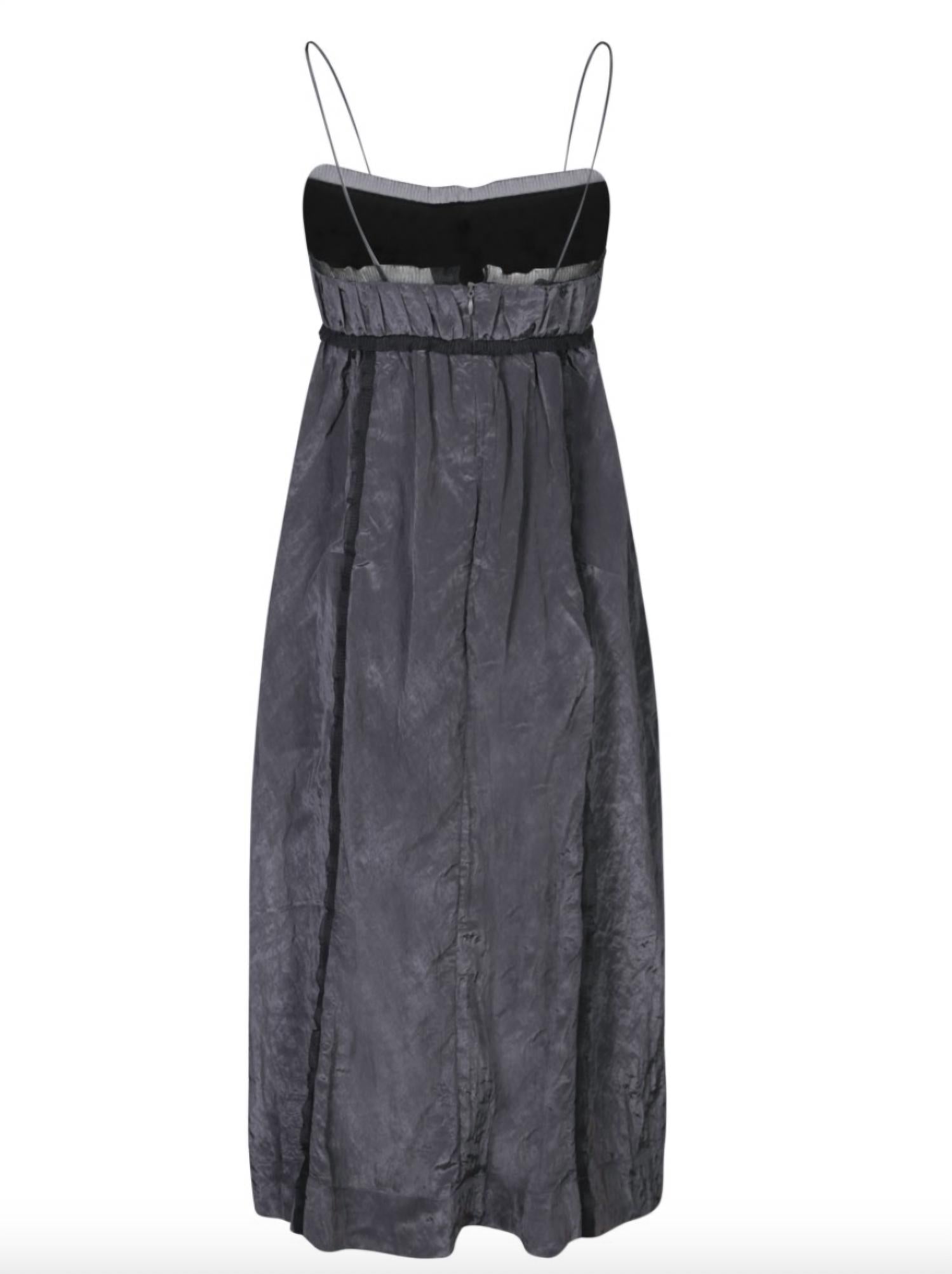 Ganni - Shiny Tech Midi Dress