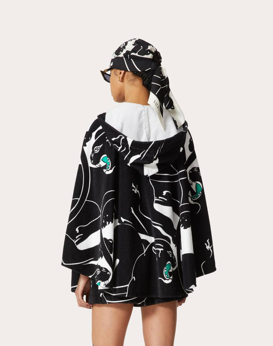 Valentino - Women's Panther Terry Cotton Cape