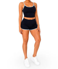 Jnk - Wanted Matching Dolphin Trim Short Set