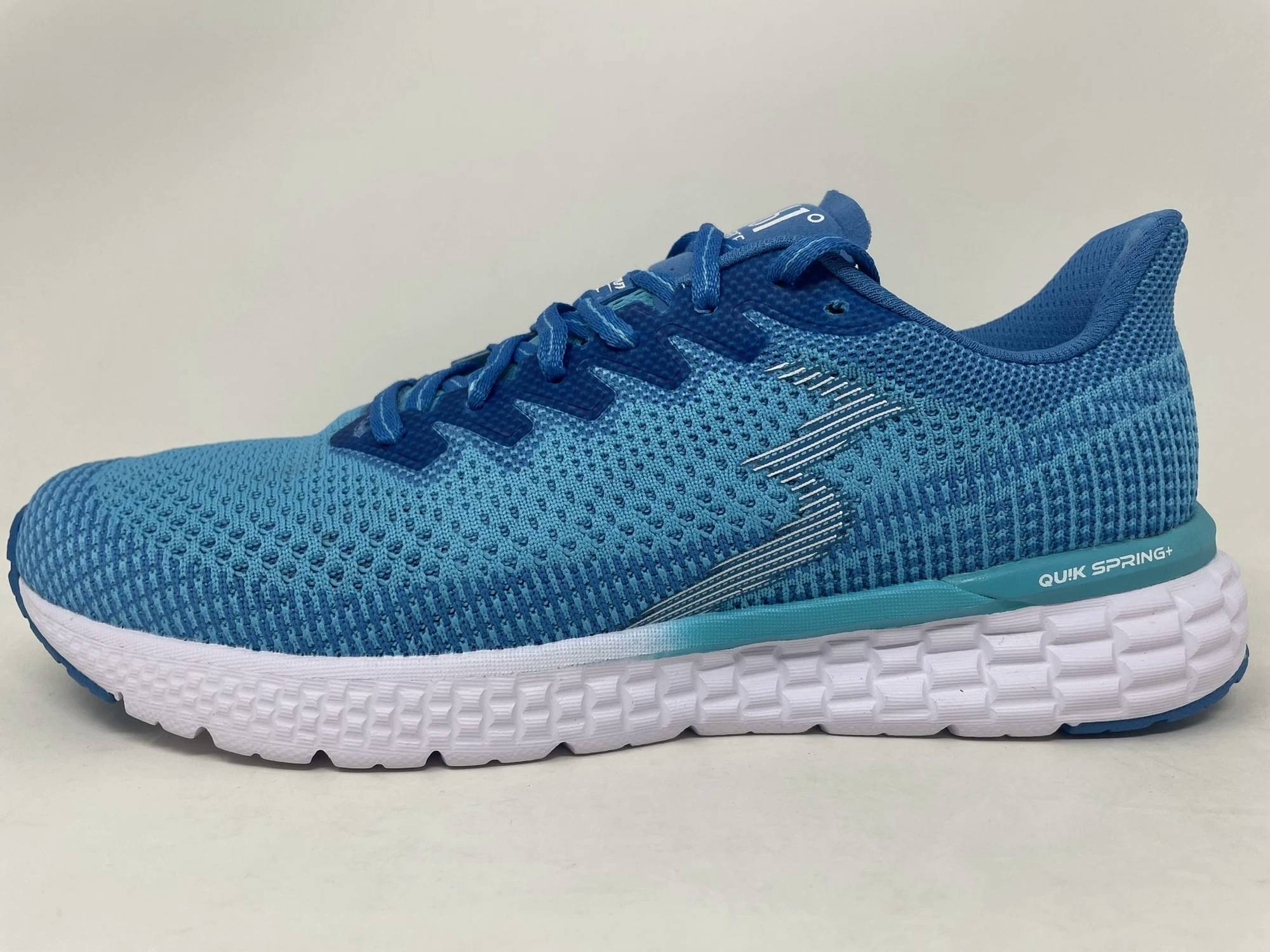 361 Degrees Women's Fierce Running Shoes in scuba blue med blue - women's shoe - detail view