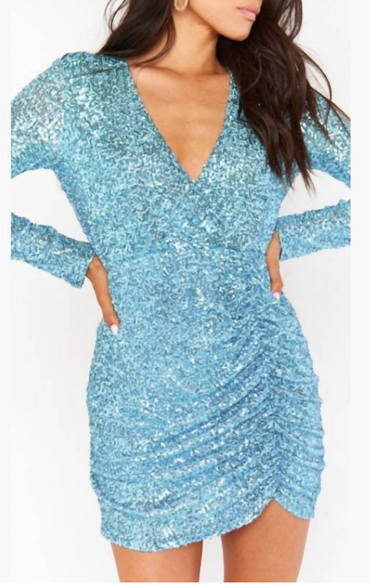 open lace back dress Wear Me Out Dress ~ Rainbow Stripe Sequins – Show Me Your Mumu main image 0