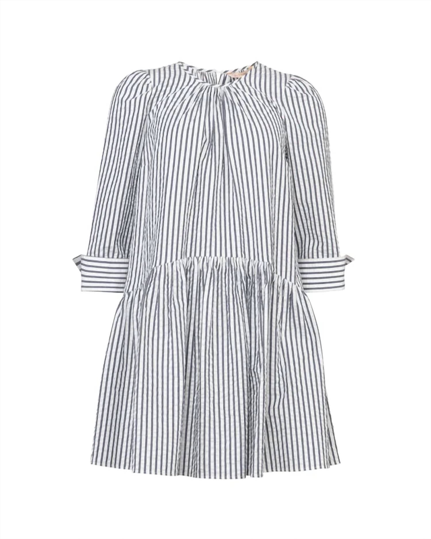 Bytimo - Seersucker Mini Shift Dress