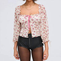 For Love & Lemons - Etienne Puff Sleeves Top