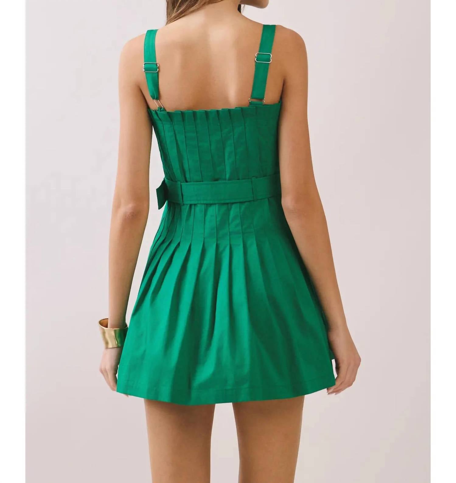 Tcec - Penelope Pleated Bodice Mini Dress