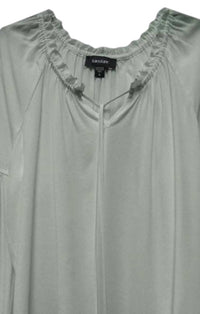 Karen Kane - Women's Reese Long Sleeve Ruffle Blouse With Tie Front