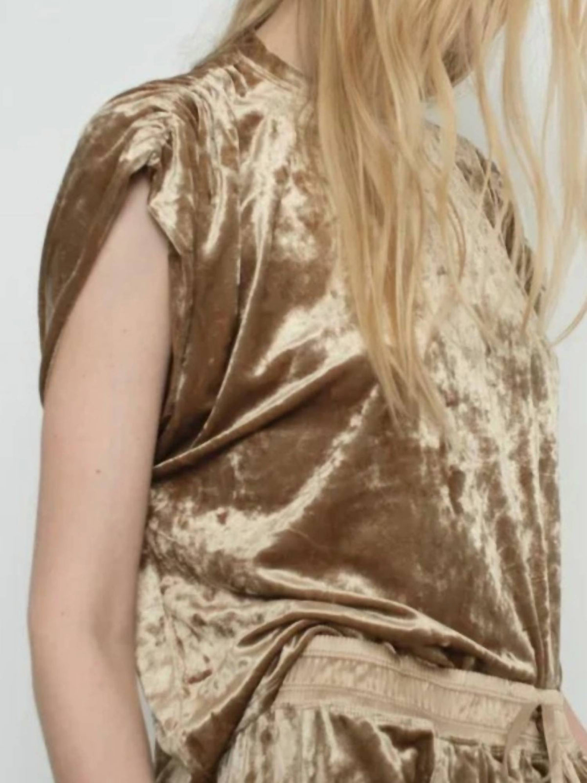 Melissa Nepton - Tage Cap Sleeve Top